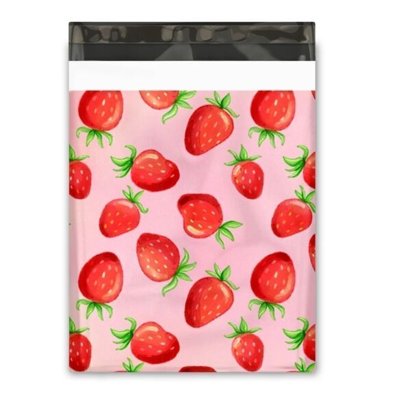 10 pc 5 polymailers 10 x 13 + 5 matching thank you cards - Picture 2 of 5